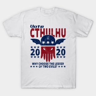 VOTE CTHULHU 2020 - CTHULHU AND LOVECRAFT T-Shirt